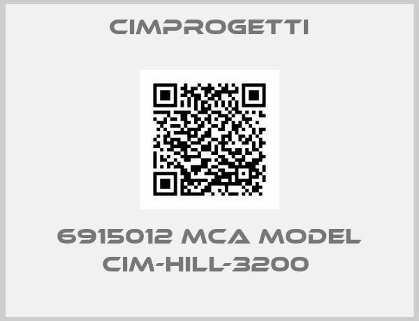 Cimprogetti-6915012 MCA MODEL CIM-HILL-3200 