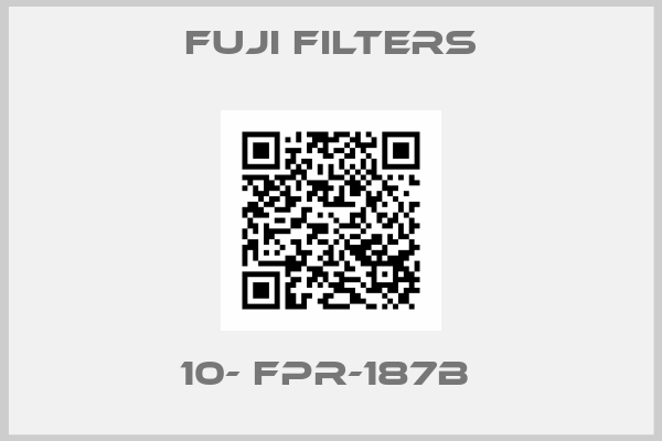 Fuji Filters-10- FPR-187B 