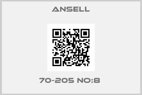 Ansell-70-205 NO:8 