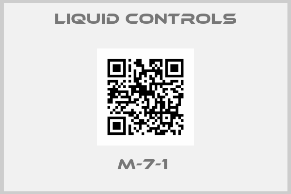 Liquid Controls-M-7-1 