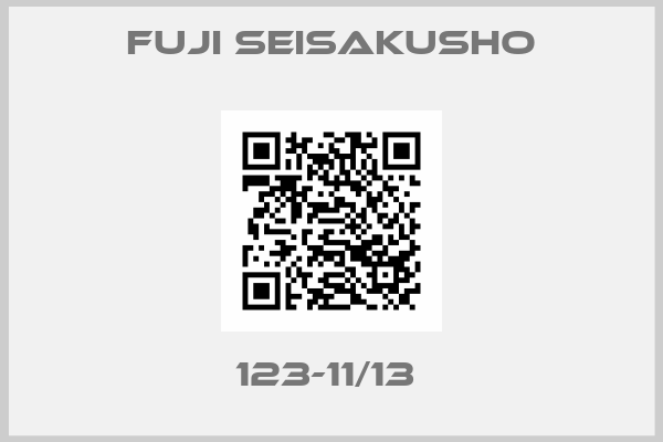 Fuji Seisakusho-123-11/13 