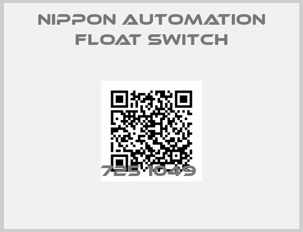 NIPPON AUTOMATION FLOAT SWITCH-725 1049 