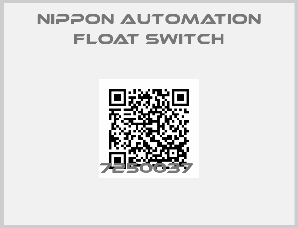 NIPPON AUTOMATION FLOAT SWITCH-7250037 