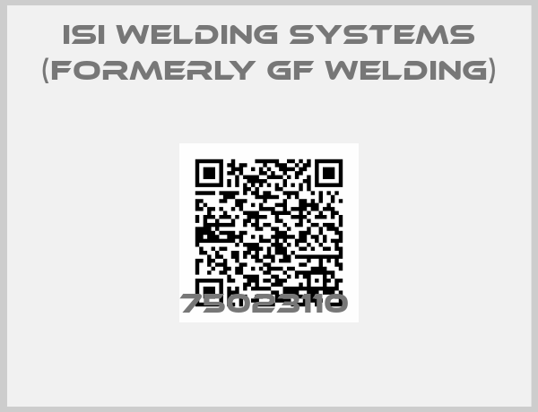 ISI Welding Systems (formerly GF Welding)-75023110 