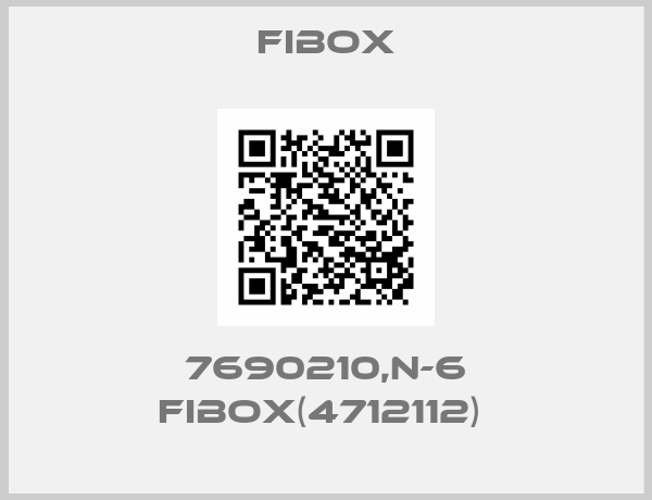 Fibox-7690210,N-6 FIBOX(4712112) 