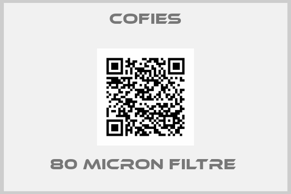 Cofies-80 MICRON FILTRE 