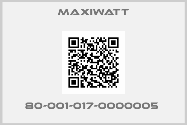 Maxiwatt-80-001-017-0000005 