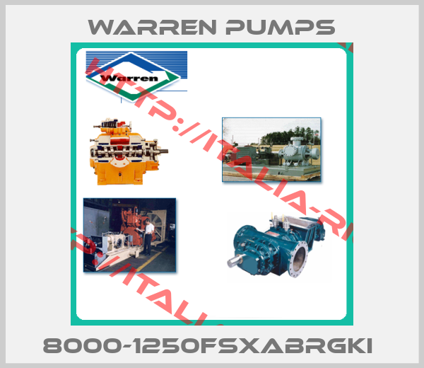 Warren Pumps-8000-1250FSXABRGKI 