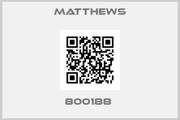 MATTHEWS-800188 
