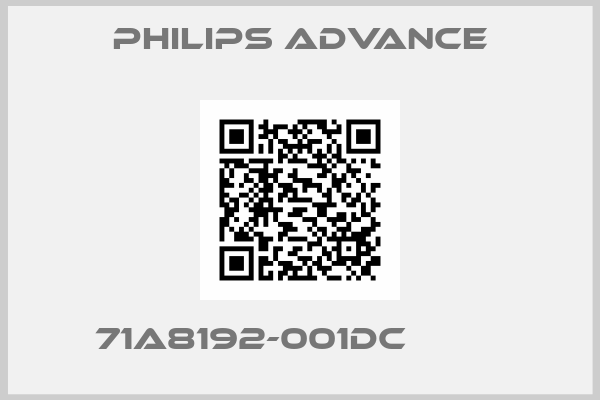 PHILIPS ADVANCE-71A8192-001DC         