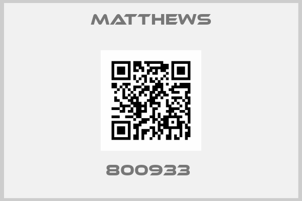 MATTHEWS-800933 
