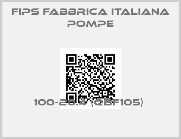 Fips Fabbrica Italiana Pompe-100-20.4 (QBF105) 