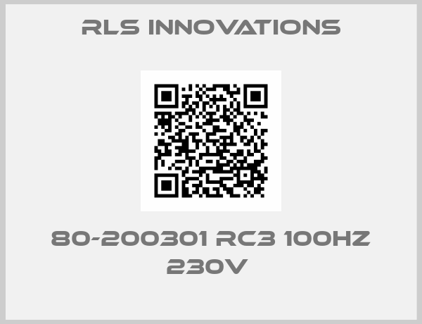 RLS Innovations-80-200301 RC3 100HZ 230V 