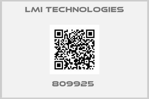 Lmi Technologies-809925 