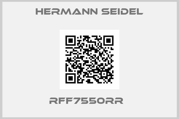 Hermann Seidel- RFF7550RR  