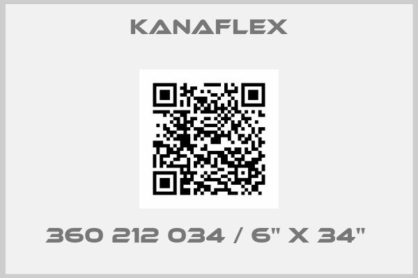 KANAFLEX-360 212 034 / 6" X 34" 