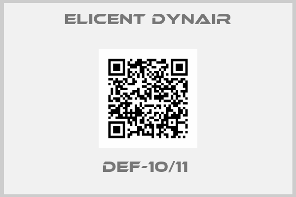 Elicent Dynair-DEF-10/11 