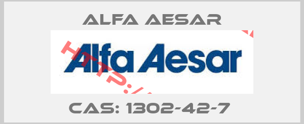 ALFA AESAR-CAS: 1302-42-7 