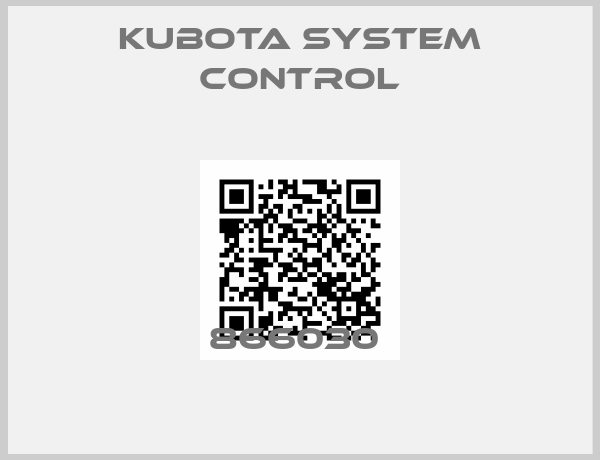 Kubota System Control-866030 