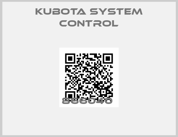 Kubota System Control-866040 