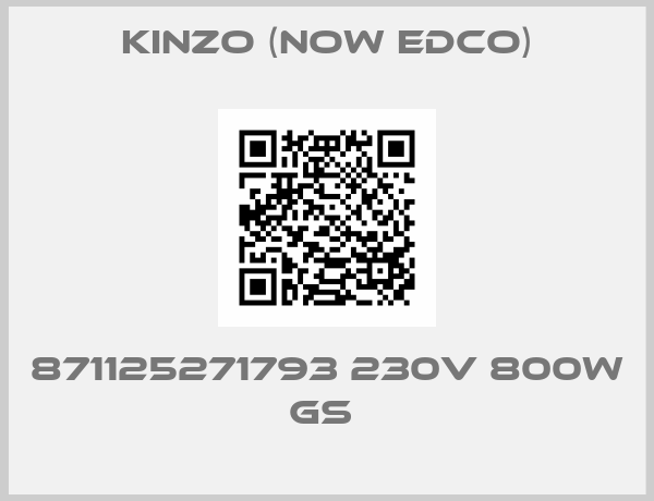 Kinzo (now Edco)-871125271793 230V 800W GS 