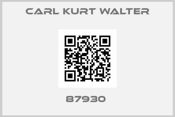 CARL KURT WALTER-87930 