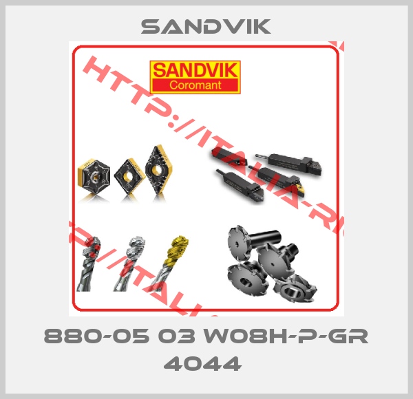 Sandvik-880-05 03 W08H-P-GR 4044 