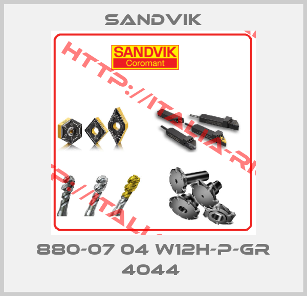 Sandvik-880-07 04 W12H-P-GR 4044 