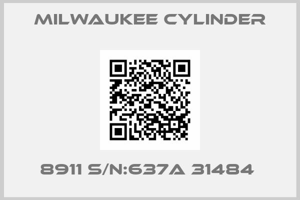 Milwaukee Cylinder-8911 S/N:637A 31484 