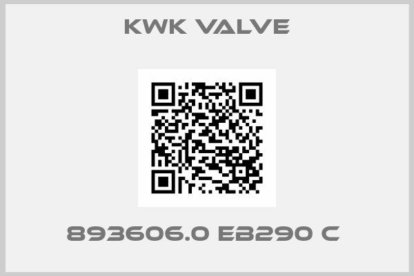 KWK VALVE-893606.0 EB290 C 
