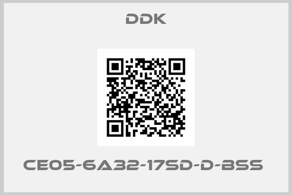 DDK-CE05-6A32-17SD-D-BSS 