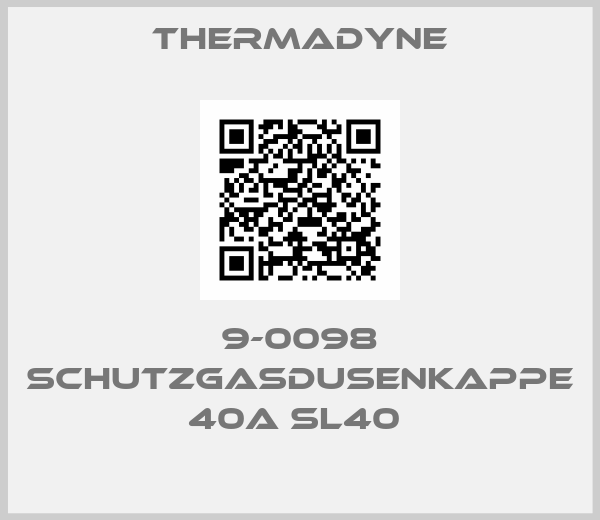 Thermadyne-9-0098 SCHUTZGASDUSENKAPPE 40A SL40 