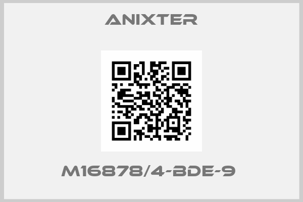 Anixter-M16878/4-BDE-9 
