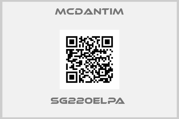 McDantim-SG220ELPA 