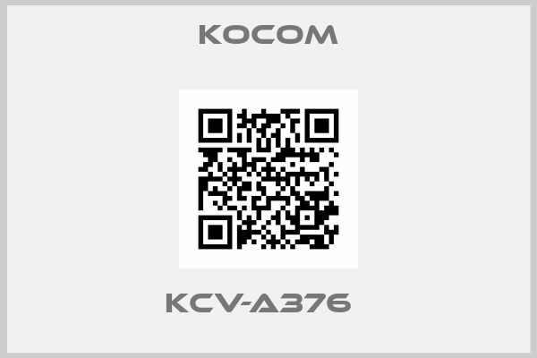 KOCOM-KCV-A376  