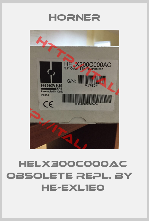 HORNER-HELX300C000AC  obsolete repl. by    HE-EXL1E0 