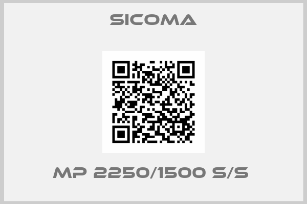 SICOMA-MP 2250/1500 S/S 
