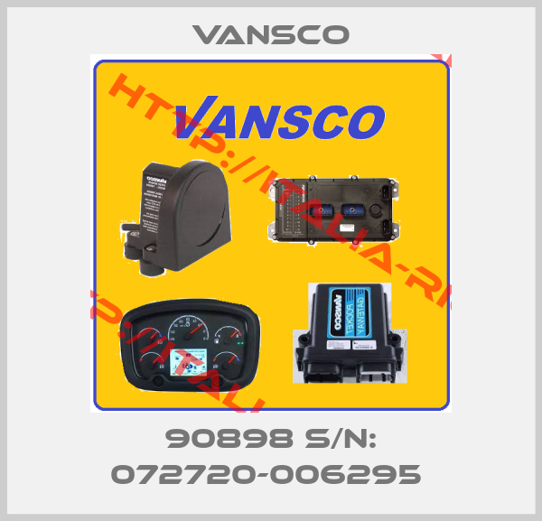 Vansco-90898 S/N: 072720-006295 