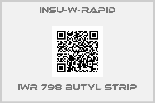 INSU-W-RAPID-IWR 798 Butyl Strip