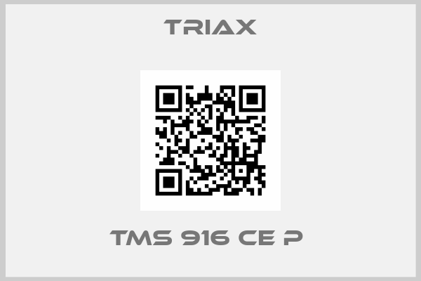 Triax-TMS 916 CE P 