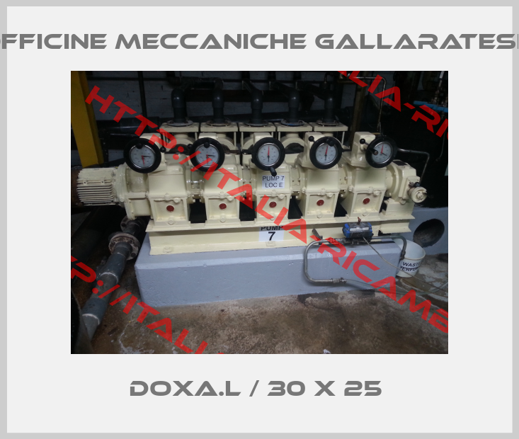 Officine Meccaniche Gallaratesi *-DOXA.L / 30 x 25 