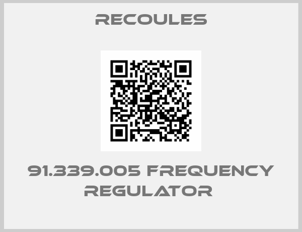 Recoules-91.339.005 FREQUENCY REGULATOR 