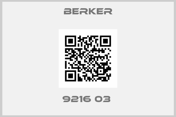 Berker-9216 03 