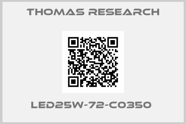 Thomas Research-LED25W-72-C0350 