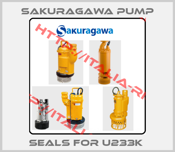 SAKURAGAWA PUMP-Seals for u233k 