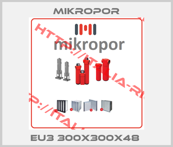 Mikropor-EU3 300X300X48 