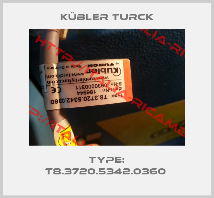 Kübler Turck-Type: T8.3720.5342.0360 