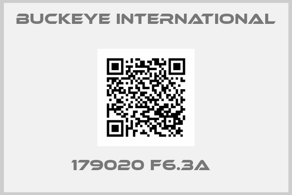 Buckeye international-179020 F6.3A  