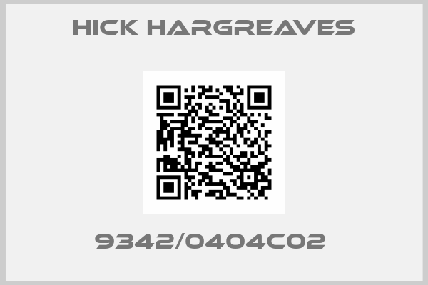 HICK HARGREAVES-9342/0404C02 