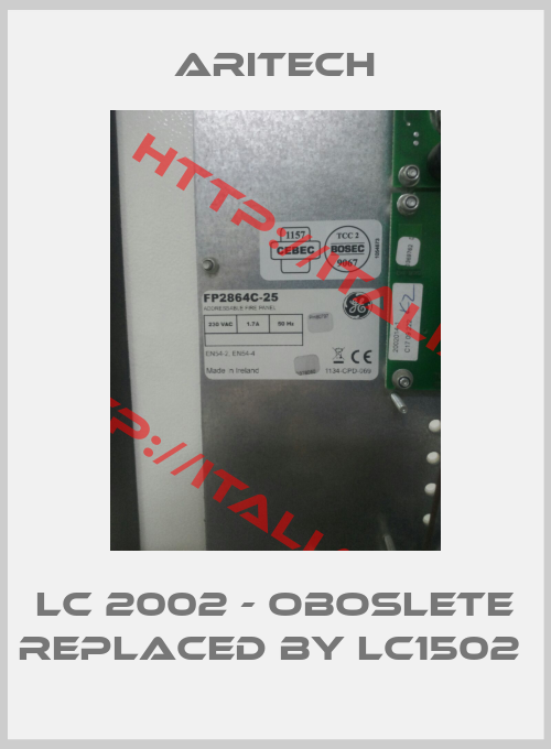 ARITECH-LC 2002 - oboslete replaced by LC1502 